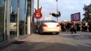 Furthest backflip off a wall  - Guinness world record