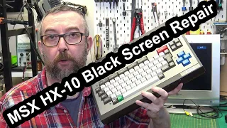 Toshiba HX-10 MSX black screen repair can I fix it ?