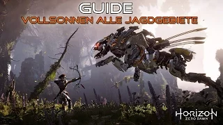 Horizon Zero Dawn - Guide Glutsonnen alle Jagdgebiete