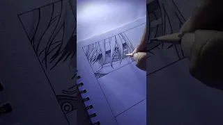 Drawing Ken Kaneki's Eye From Tokyo Ghoul #shorts