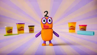 Numberblocks | Learn Numbers with Play-Doh - Number 2 | Learn with Play-Doh