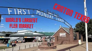 Largest Flea Market In The World.  First Monday Canton Texas