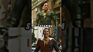 BLACK ADAM vs SHAZAM  | #shorts