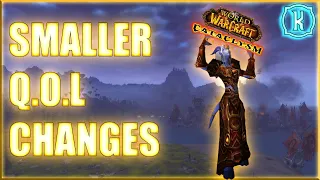 Minor Quality of Life Updates Coming in Cata | WoW Classic