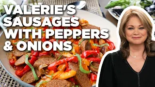 Valerie Bertinelli's Sausages with Peppers and Onions | Valerie's Home Cooking | Food Network