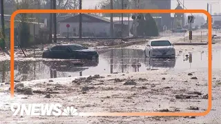 Hail, heavy rain floods streets in Greeley