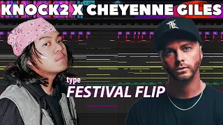 so I made a knock2 x cheyenne giles type festival flip...