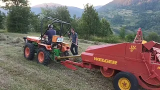 Tomo Vinković baliranje sijena.Kakanj-Brnjic-Laze.Kosovo Brdo.