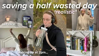 SAVE A HALF WASTED DAY WITH ME 🌱 productive, self care & healthy habits