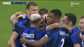 Inter vs Viktoria Plzen 4-0 Lukaku goal - Highlights | UEFA Champions League - 2022/2023