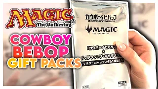 Opening japanese Cowboy Bebop x Magic the gathering GIFT PACKS!