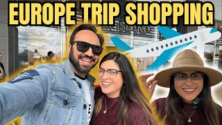 SHOPPING Vlog For Our EUROPE Holidays | Meeting FRIENDS | INDIAN YOUTUBER IN ENGLAND