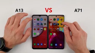 SAMSUNG A13 vs A71 | SPEED TEST