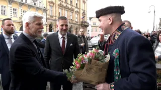 Prezident Petr Pavel v Domažlicích