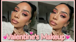 Soft Glam Valentine's Day Makeup Look - Using ONLY DRUGSTORE Makeup