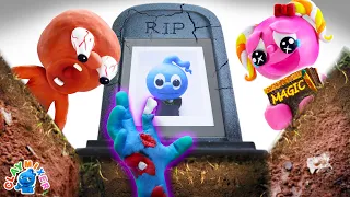 PLEASE COME BACK, TINY! Tiny Was Resurrected From The Grave  Clay Mixer Friends Stop Motion