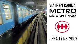 [Cab Ride] Viaje en Cabina de Tren - Línea 1 Metro de Santiago / Tramo Los Dominicos - San Pablo.
