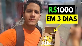 Ganhando R$ 1000 em 3 Dias Vendendo Paçocas na rua