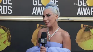Lady Gaga Red Carpet Interview - Golden Globes 2019