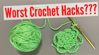 5 Crochet Hacks I NEVER Use (And Why You Might Find Them Helpful Anyways!)