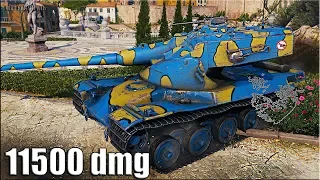 AMX 50B лучший ДАМАГЕР 11500 dmg World of Tanks