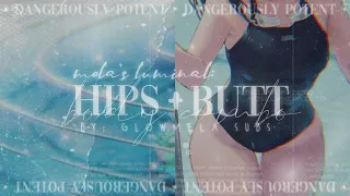✧ *:･ﾟ𝐂𝐎𝐌𝐁𝐎: full, round hips + butt enlargement subliminal [ use with caution ⚠︎︎ ]