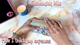 Sinking funds update #6 | cash envelope un-stuffing | how I track my expenses | pinkxbudgetz