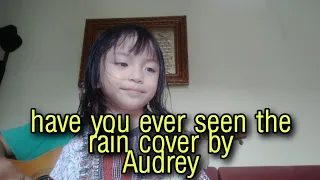 Have you ever seen the rain cover by Audrey