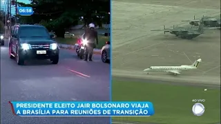 Jair Bolsonaro viaja para Brasília para reuniões de transição