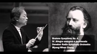 Brahms Symphony No. 4 - 4 mvt (audio)