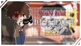 Team Kira reacts to Light Yagami📔 || Death Note || Gacha Club