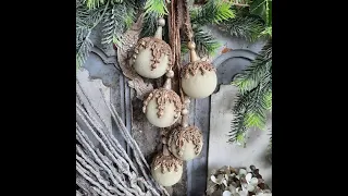 Tutorial Vintage Christmas balls