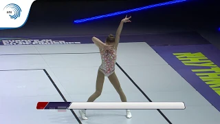 Borislava IVANOVA (BUL) - 2019 Junior Aerobics Europeans, individual women final