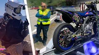 LA SORTIE EN YAMAHA DT 100cc 2FAST TOURNE MAL... (Police espagnole m'arrête encore) ⚠️