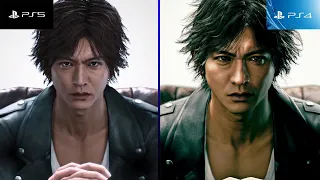 Judgment | PS4 vs PS5 Remaster - Side by Side Comparison! (JUDGE EYES 死神の遺言 PS4とPS5違い)