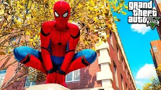 ЧЕЛОВЕК-ПАУК: ВДАЛИ ОТ ДОМА В ГТА 5 МОДЫ! SPIDER-MAN ОБЗОР МОДА В GTA 5! ИГРЫ ГТА ВИДЕО MODS