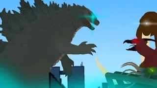 Godzilla Vs All Titans Part 2 (Stick Nodes) Animation Monstroverse