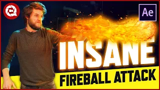 Insane FIREBALL ATTACK (After Effects Tutorial)