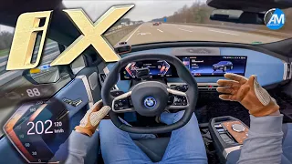 NEW! BMW iX 50 (523hp) | Fast Autobahn Range⚡️🔋 | by Automann in 4K