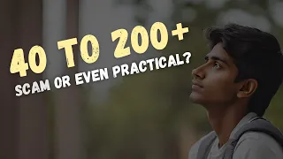 40 to 200+ In JEE Mains 2024, Is it even practical? 🙅‍♂️