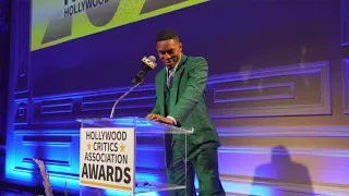 2020 HCA Awards - Kelvin Harrison Jr wins Male Breakthrough Performance and Next Generation Award