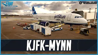 MSFS LIVE | Fenix A320 | IAE Engines | Frame Gen Mod | Real World jetBlue OPS | iniBuilds KJFK