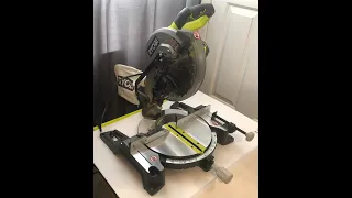 “NO, TECHNICAL TERMS” / HOW TO UNLOCK RYOBI TS1346 - 10” COMPOUND MITER SAW