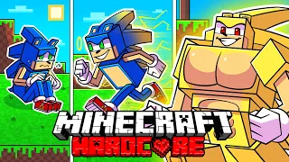 I Survived 100 DAYS as SUPER SONIC in HARDCORE Minecraft!