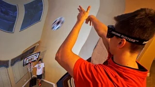 DIZZY GOGGLE MINI HOOP BASKETBALL CHALLENGE W/ JESSER & KRIS