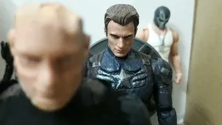 Elevator Fight Scene -(Stop Motion Recreation ) -Captain America: The Winter Soldier