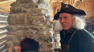 Hand Forging an 18'th Century Trade/Scalping Knife | LOG CABIN BLACKSMITH SHOP | HISTORY |