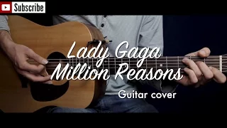 Lady Gaga - Million Reasons guitar cover / guitar (lesson/tutorial) w Chords. /play-along/