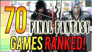 The ULTIMATE Final Fantasy Tier List! 70 Games RANKED!