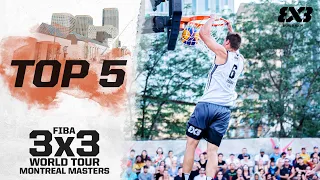 The Best Plays Ever! ⭐️ | TOP 5 | FIBA 3x3 World Tour - Montreal 2022